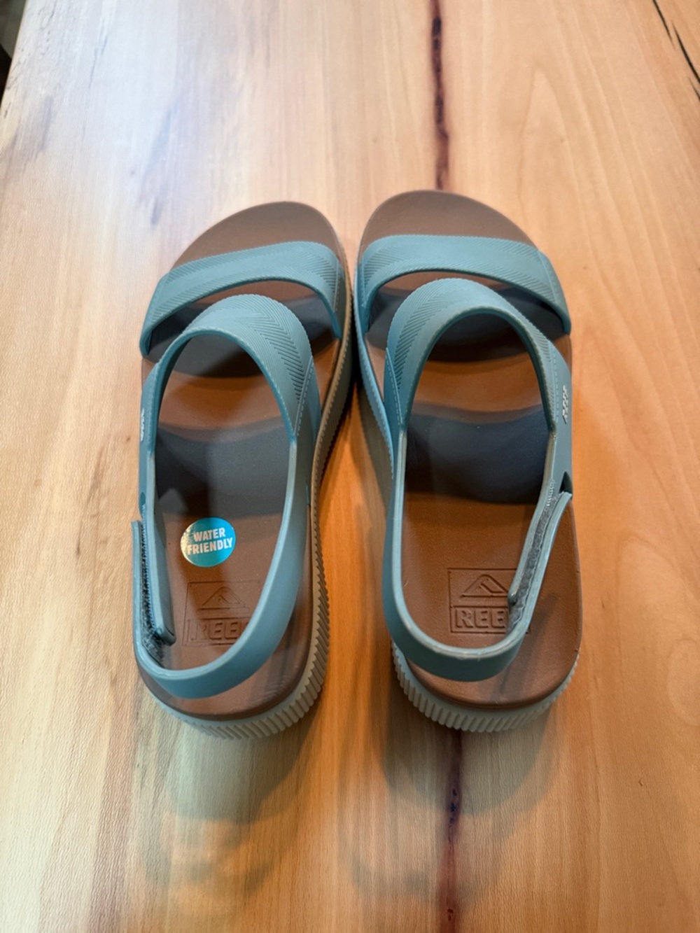Reef Womens Sage Green  Slip-On Sandals
Water friendly. Velcro straps